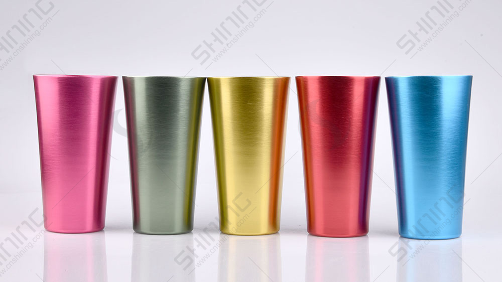 Dry Storage Cups Style1 - Unfinished and Anodized Aluminum