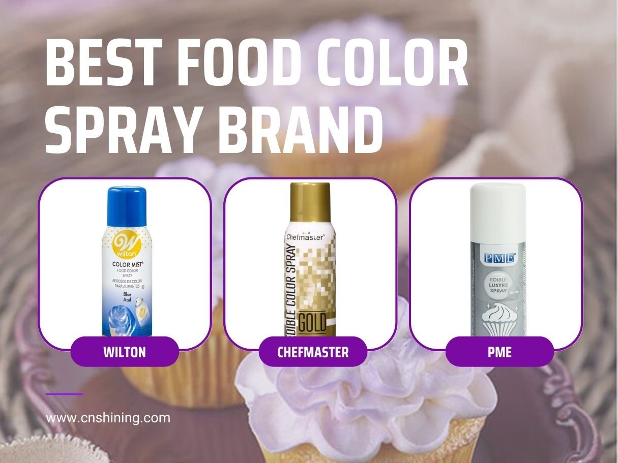 Guide des aérosols de colorants alimentaires : avantage, principe,  ingrédient, marque
