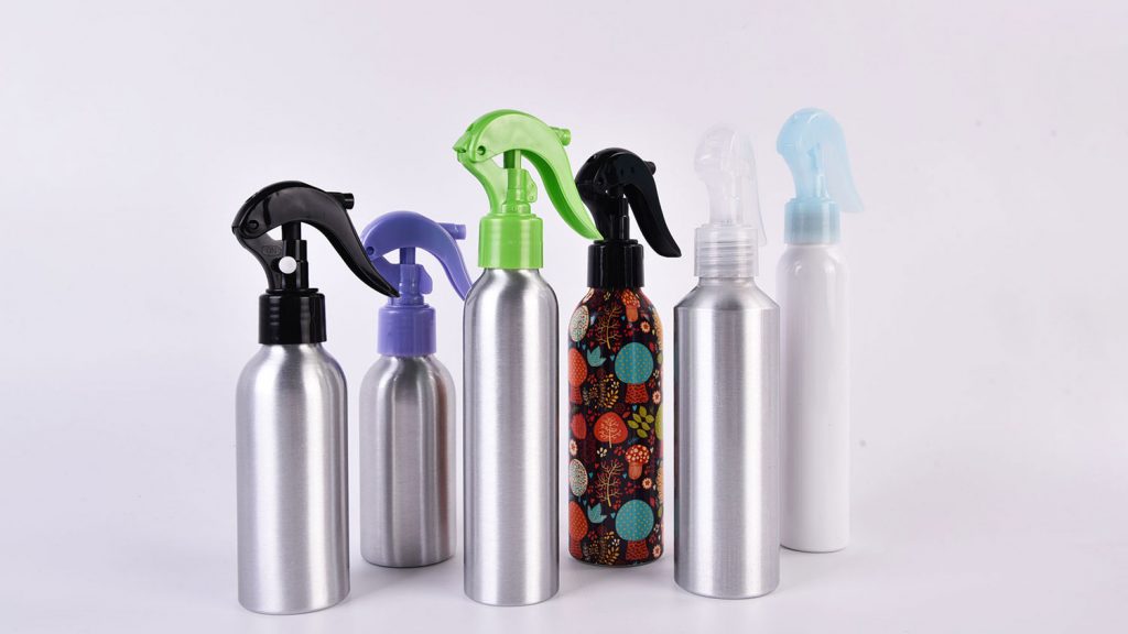 Botellas rociadoras con gatillo de aluminio de 150 ml, 1 unidad