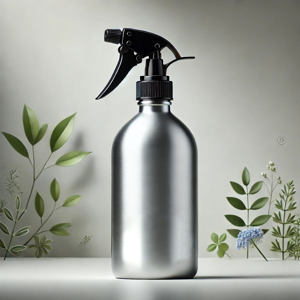 Botellas de spray con gatillo de aluminio de 200 ml