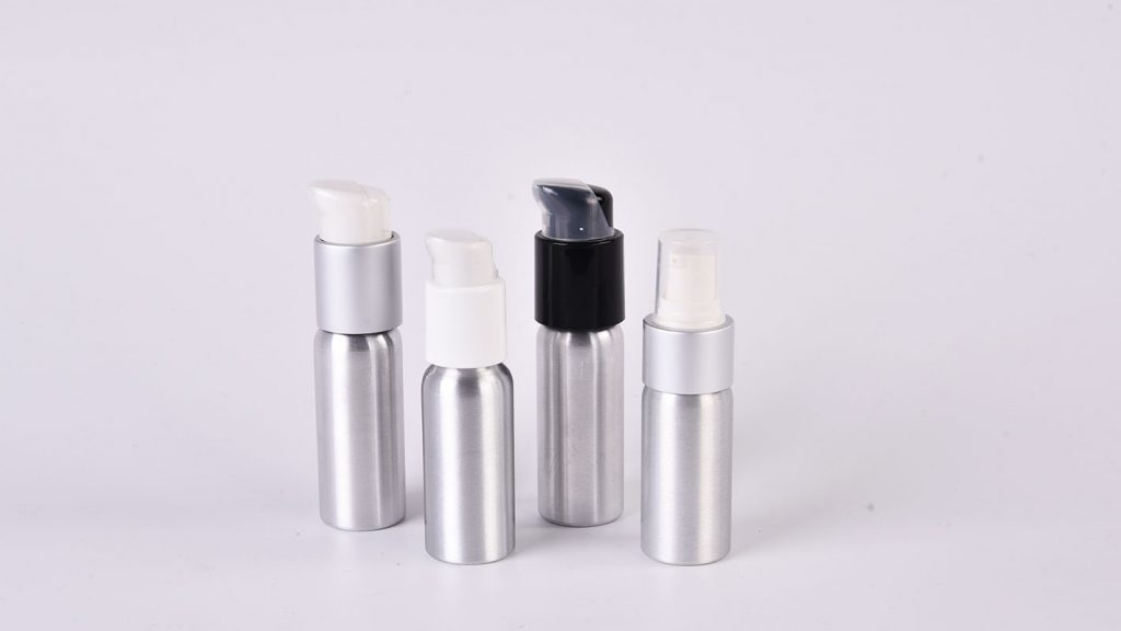 30ml-Aluminium-Pflegepumpenflasche