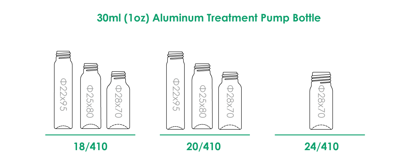 30ml-アルミニウム処理-ポンプ-ボトルネック-仕上げ